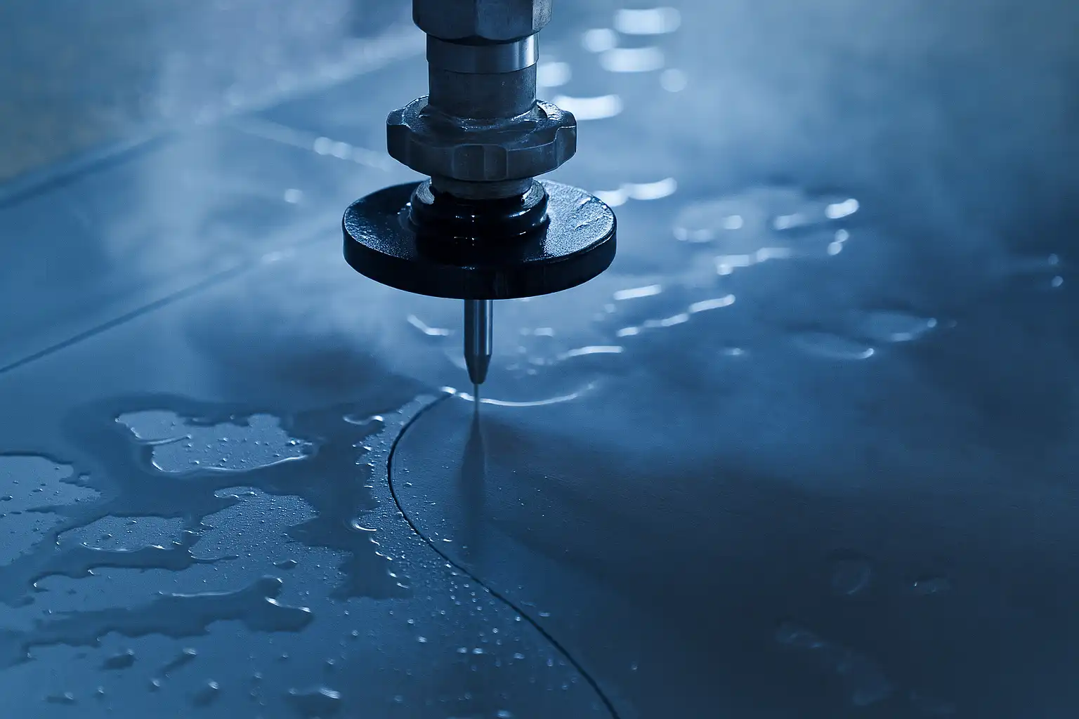 usinage decoupe au jet d'eau aluminium