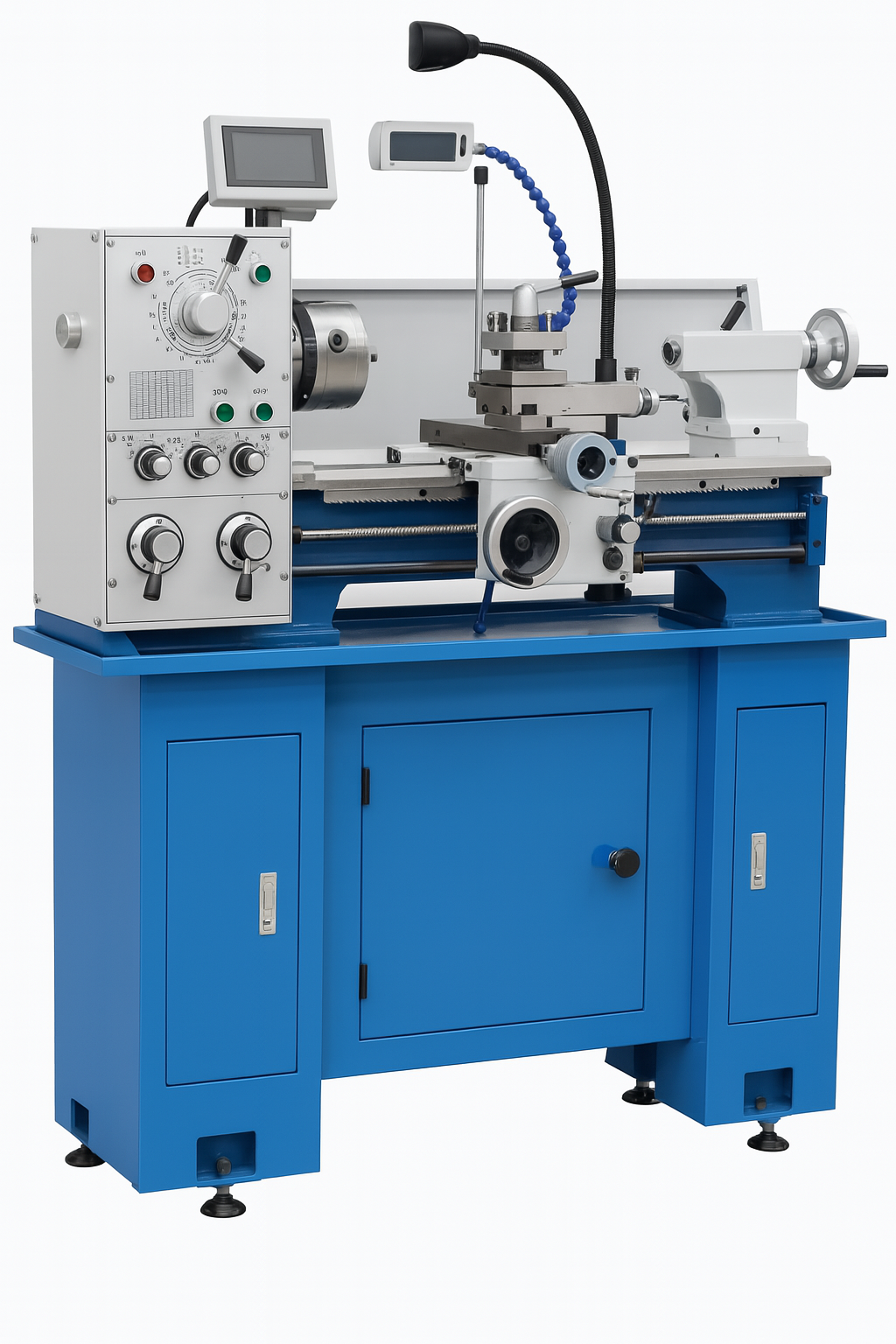 Manual lathe turning