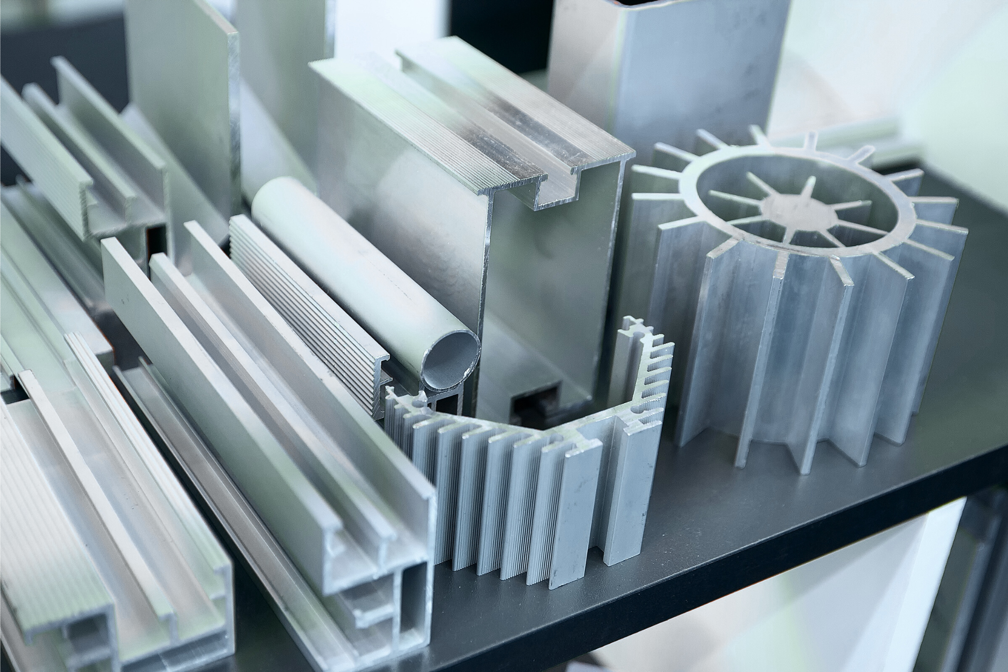 Complex aluminium profile machining