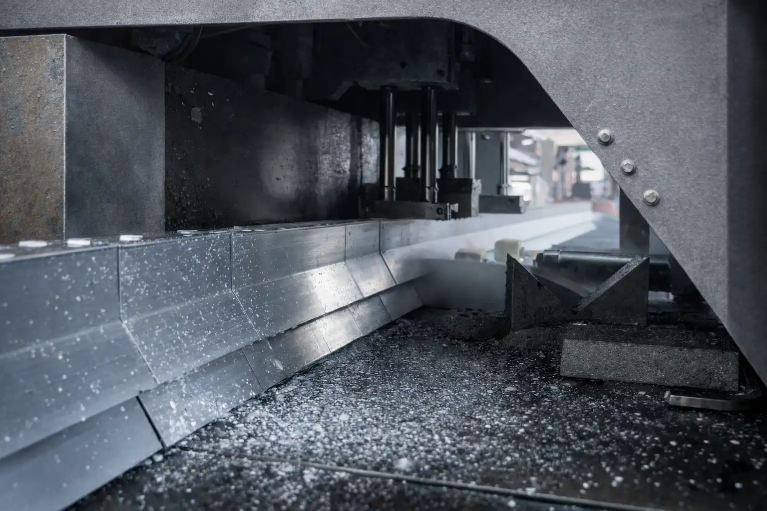 Machined aluminium profiles